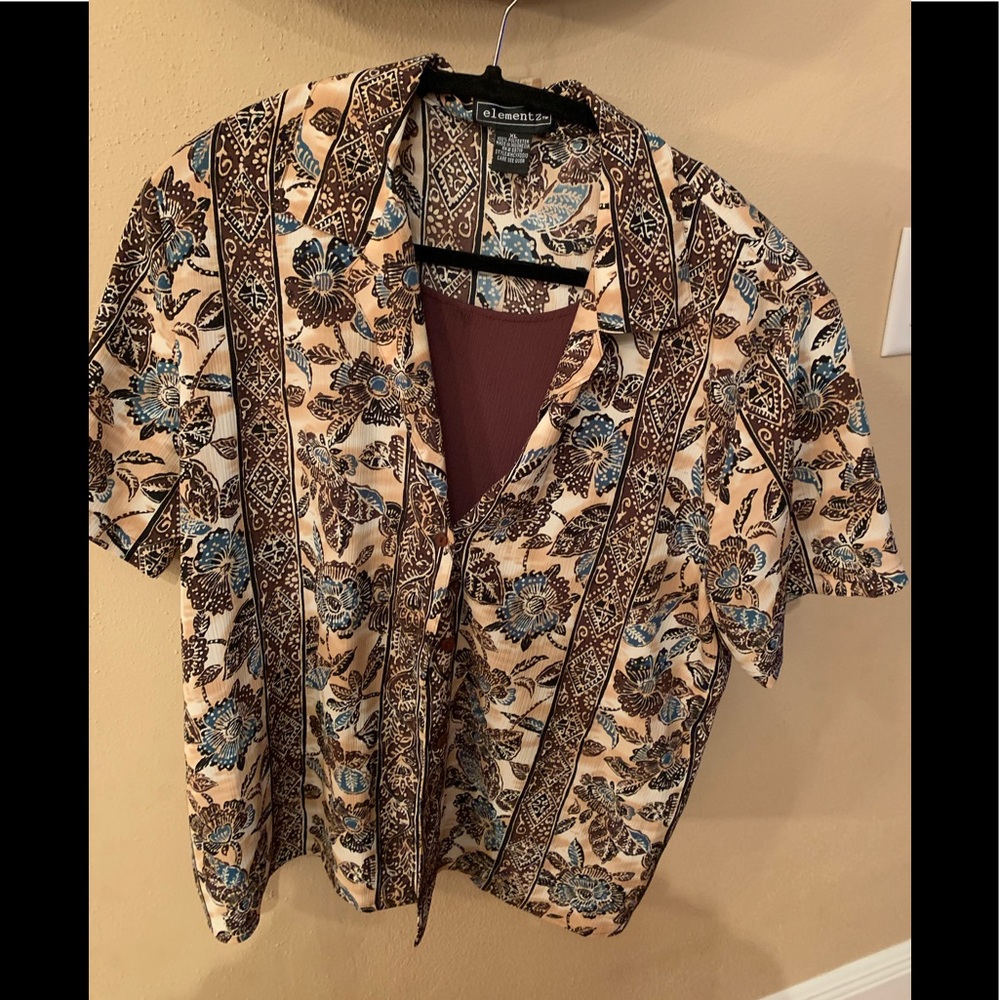 3 FOR $15 Print Button Down